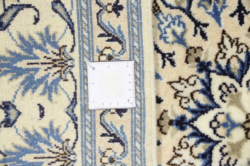 wunderschoner-orientteppich-245x165-cm-300000-knoten-m-90-1-3 Perserteppich Nain 245 x 165 cm Schurwolle handgeknüpft