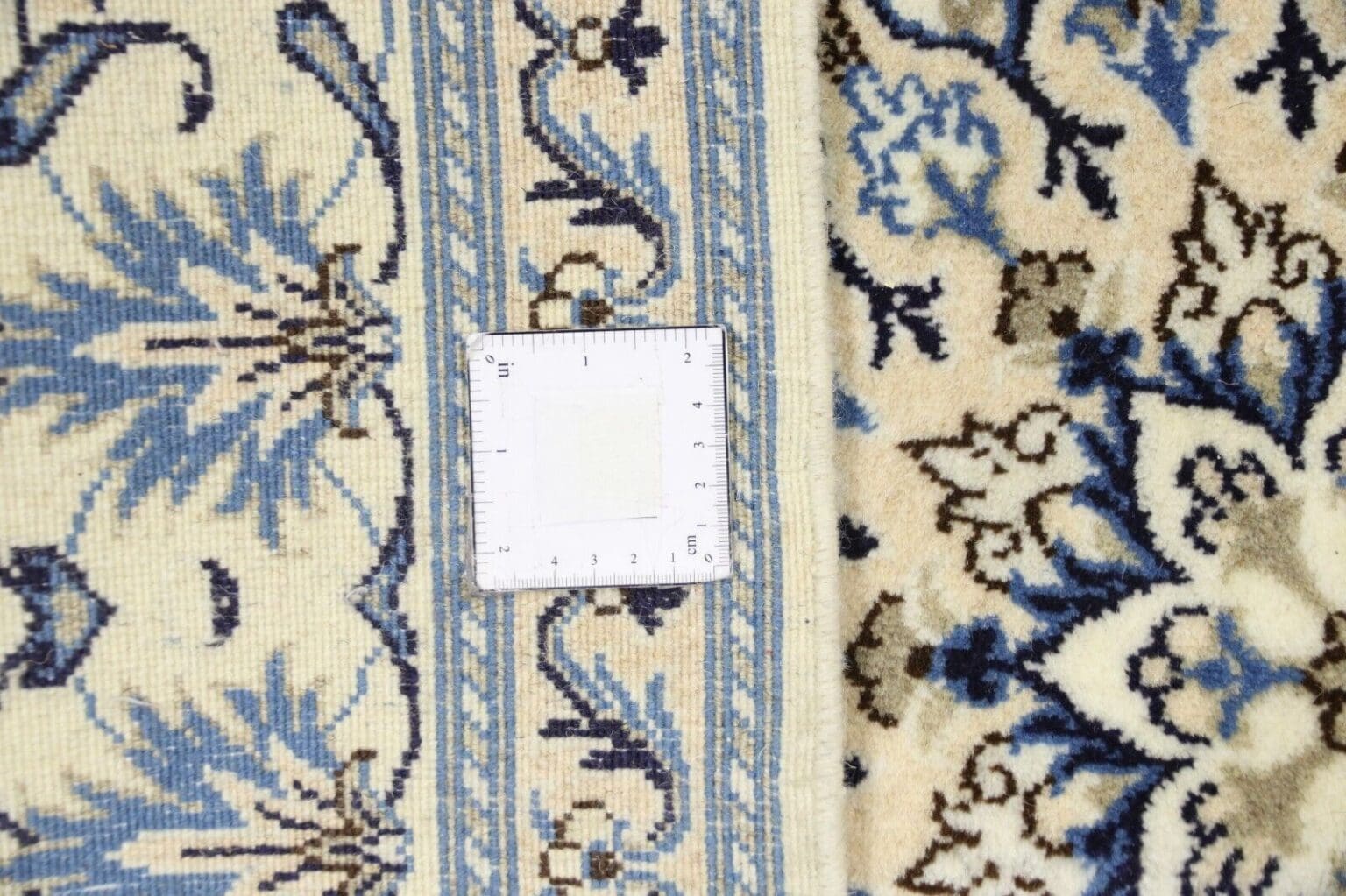 wunderschoner-orientteppich-245x165-cm-300000-knoten-m-90-1-3 Perserteppich Nain 245 x 165 cm Schurwolle handgeknüpft