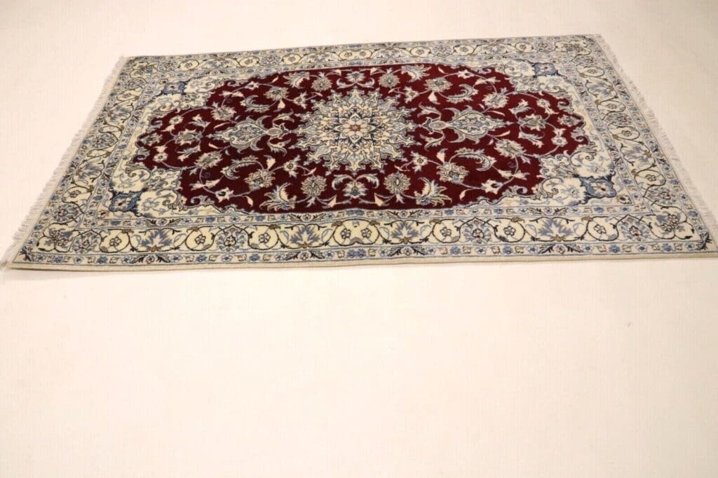 Perserteppich Nain 213 x 120 cm Wolle handgeknüpft