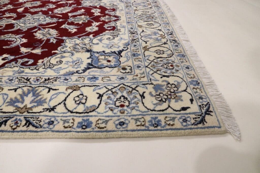 Perserteppich Nain 213 x 120 cm Wolle handgeknüpft