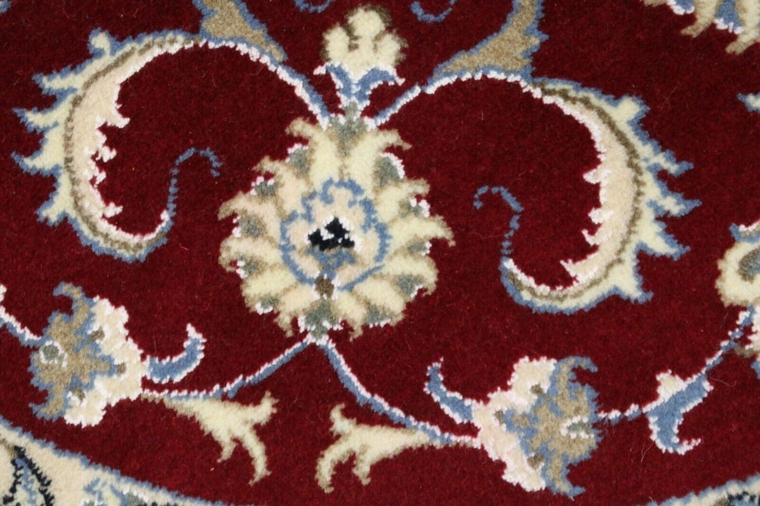 wunderschoner-orientteppich-nain-100-x-100-cm-300000-knoten-m-90-1-5 Perserteppich Nain 100 x 100 cm Wolle handgeknüpft