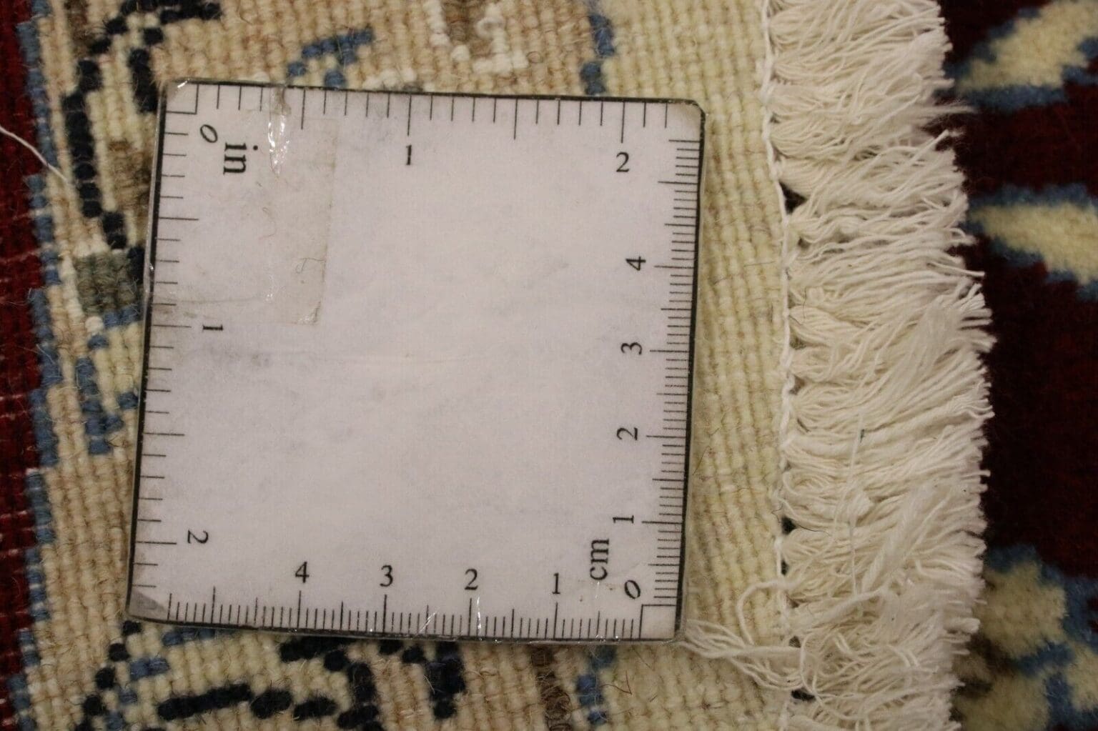 wunderschoner-orientteppich-nain-100-x-100-cm-300000-knoten-m-90-1-7 Perserteppich Nain 100 x 100 cm Wolle handgeknüpft