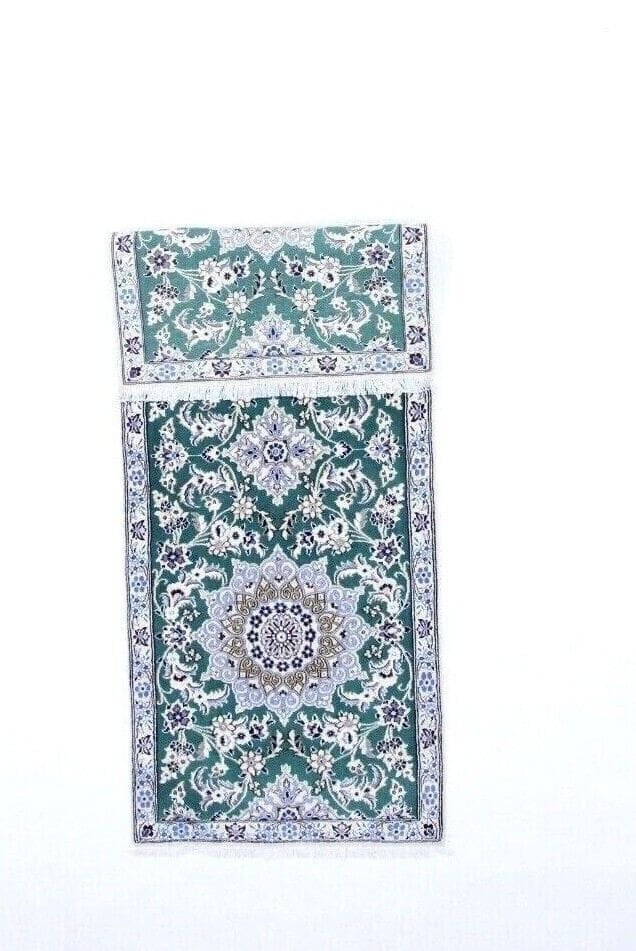Perserteppich Nain 200 x 80 cm Wolle handgeknüpft