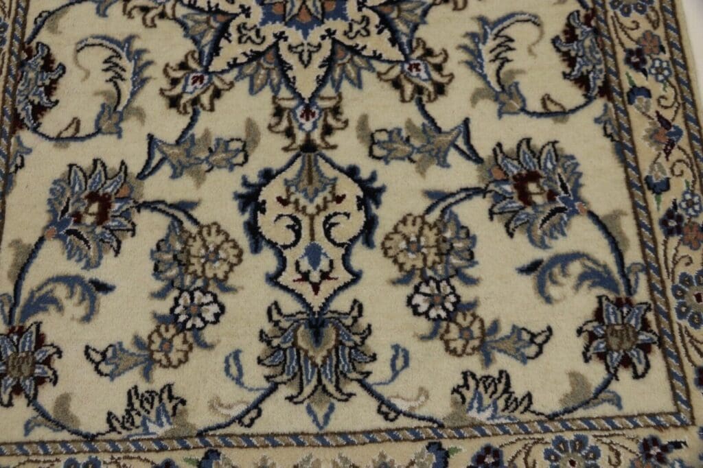 Perserteppich Nain 198 x 80 cm Wolle handgeknüpft