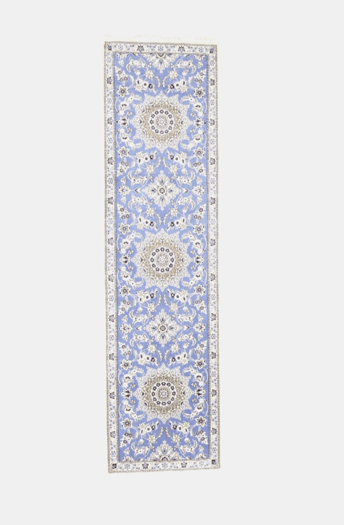 Perserteppich Nain 298 x 82 cm handgeknüpft (Verkauft)