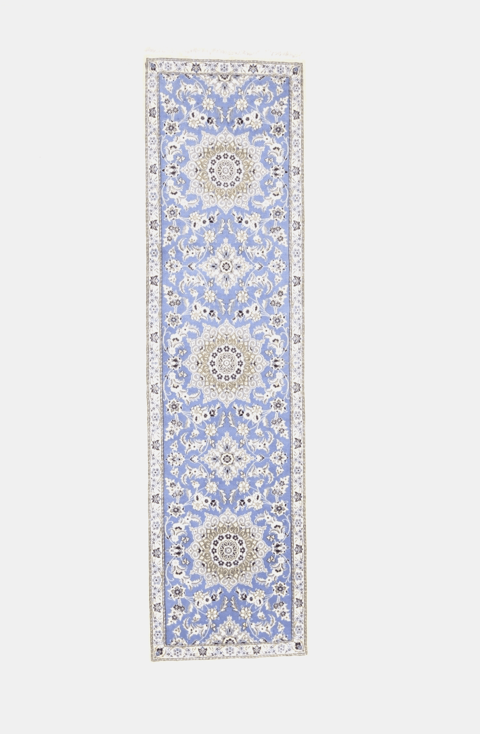 Perserteppich Nain 298 x 82 cm handgeknüpft (Verkauft)