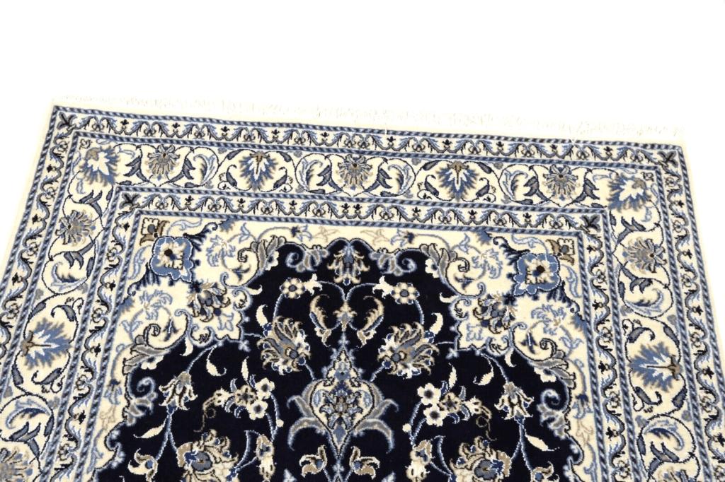 wunderschoner-orientteppich-nain-200-x-146-cm-300000-knoten-m-90-1-3 Perserteppich Nain 200 x 146 cm Wolle handgeknüpft
