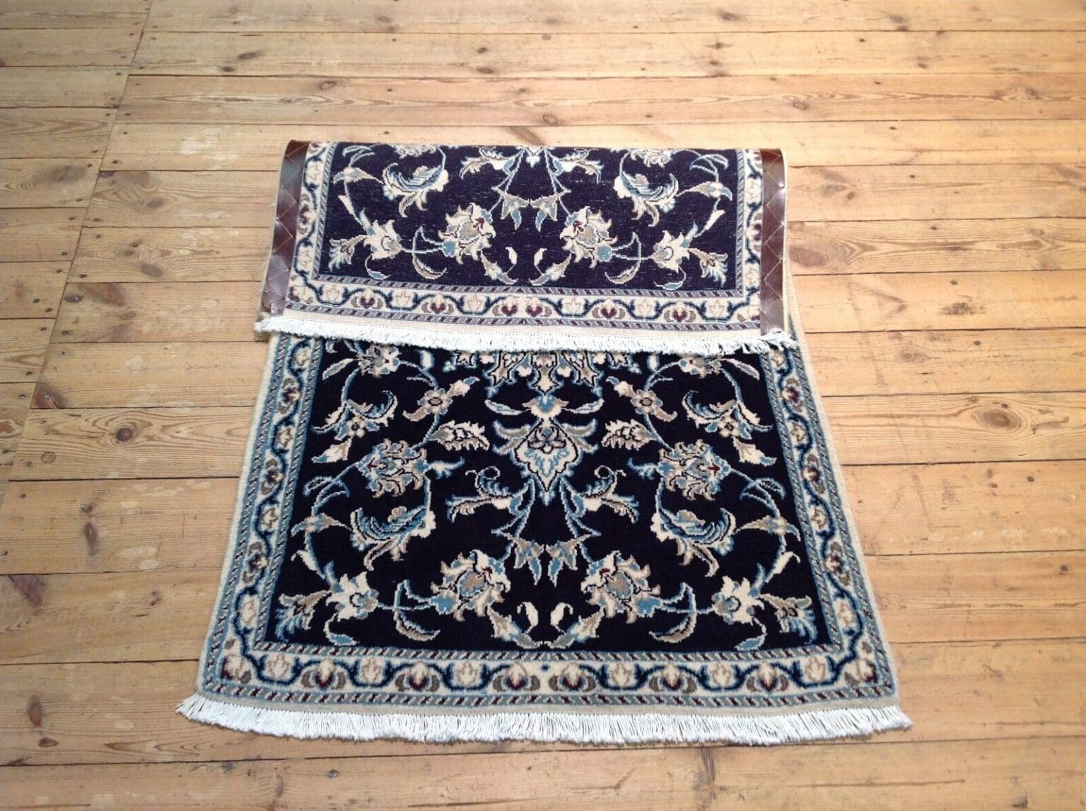Perserteppich Nain 148 x 90 cm Wolle handgeknüpft