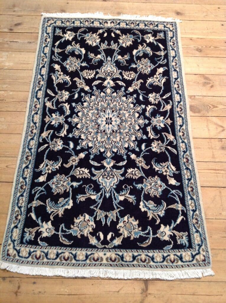 Perserteppich Nain 148 x 90 cm Wolle handgeknüpft