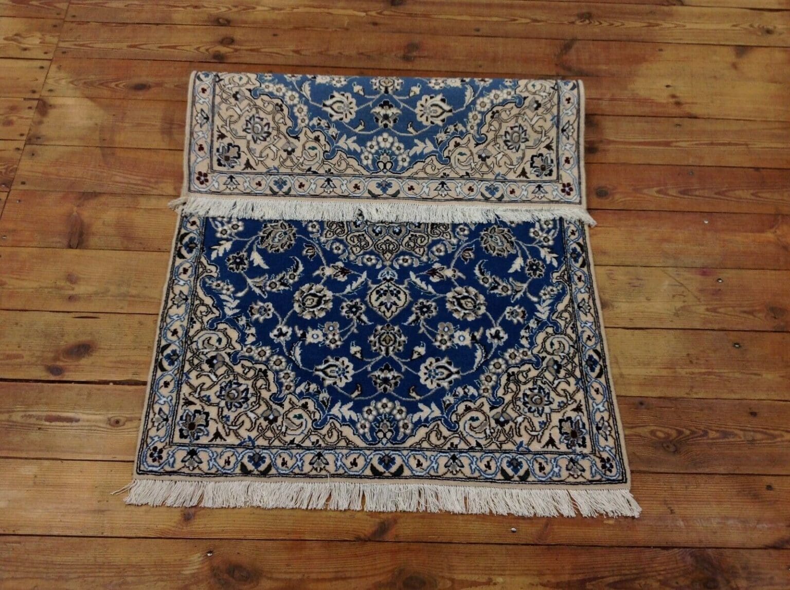 Perserteppich Nain 9 la 134 x 89 cm Wolle handgeknüpft
