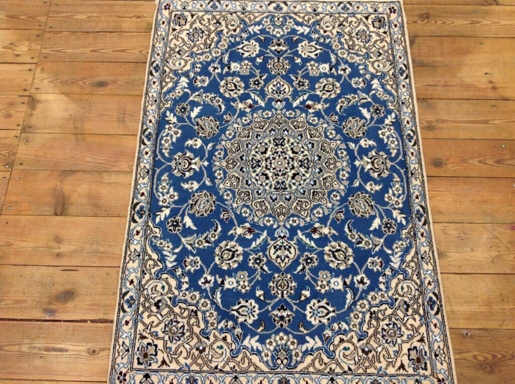 Perserteppich Nain 9 la 134 x 89 cm Wolle handgeknüpft