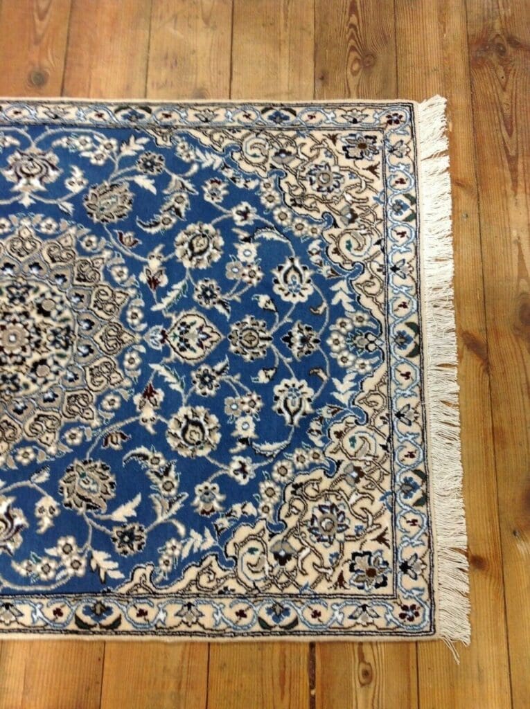 Perserteppich Nain 9 la 134 x 89 cm Wolle handgeknüpft