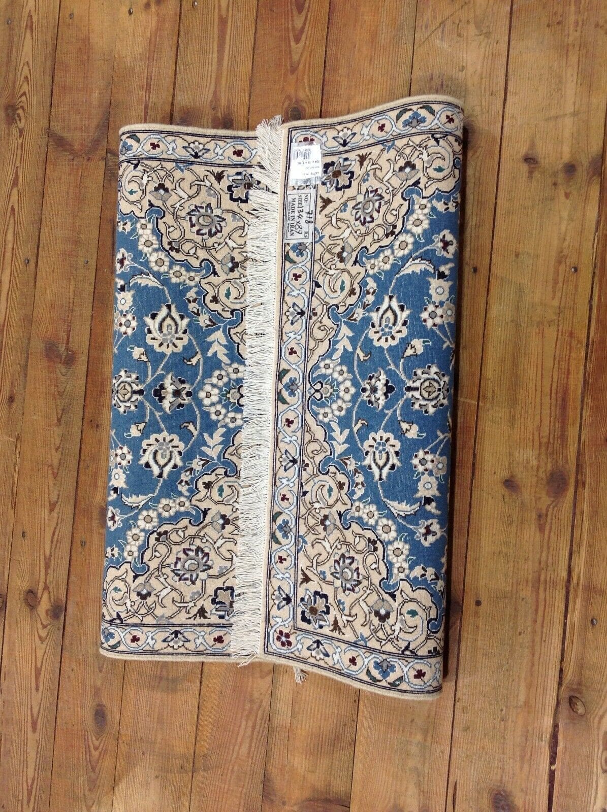 Perserteppich Nain 9 la 134 x 89 cm Wolle handgeknüpft