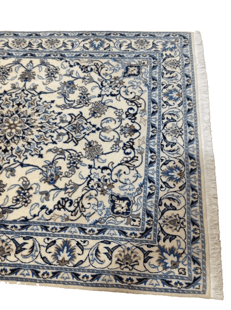 wunderschoner-perserteppich-nain-203-x-150-cm-ca-300000-knoten-m-90-1-4 Perserteppich Nain 203 x 150 cm Wolle handgeknüpft