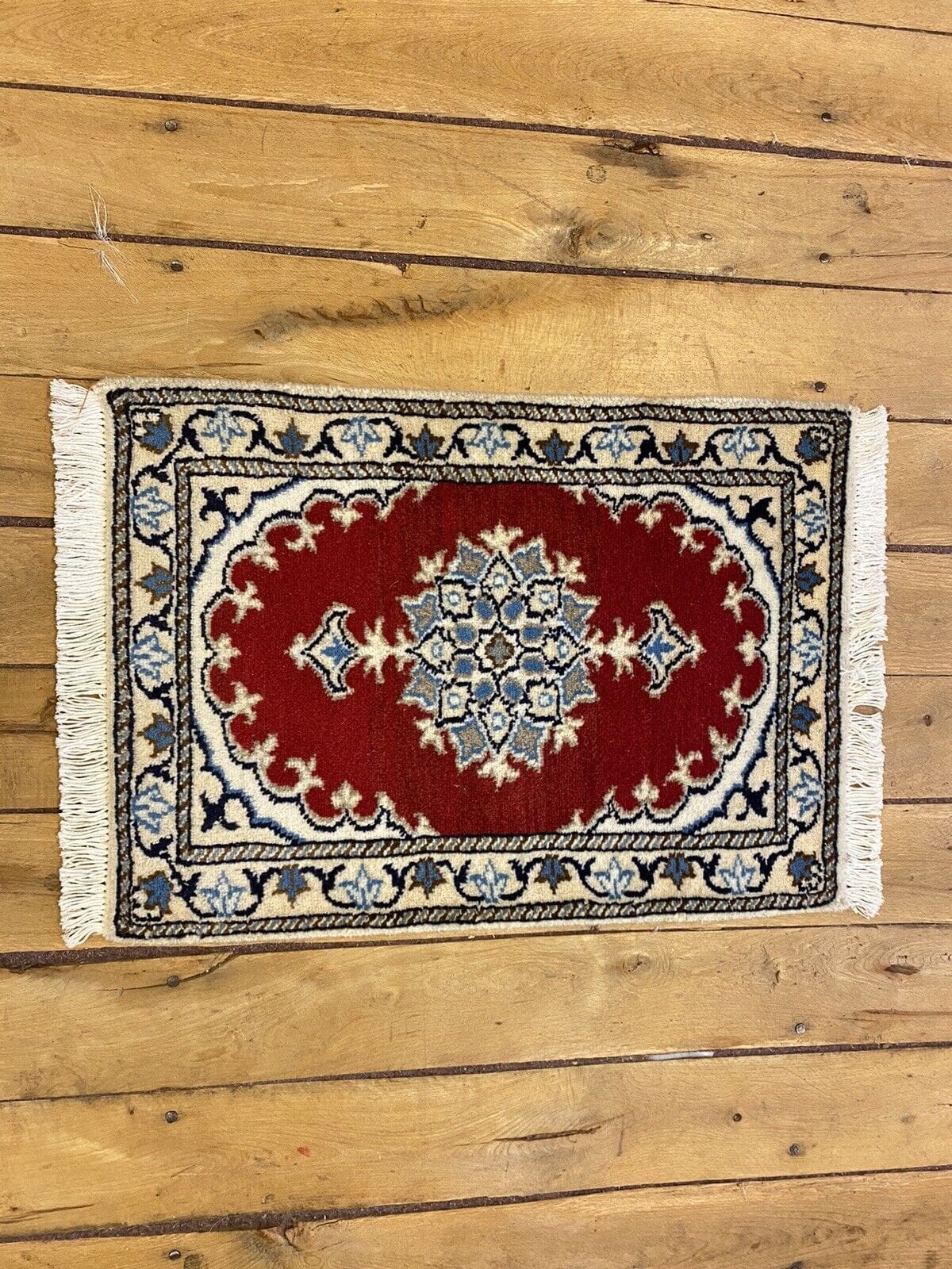 Perserteppich Moud 60 x 40 cm Schurwolle handgeknüpft