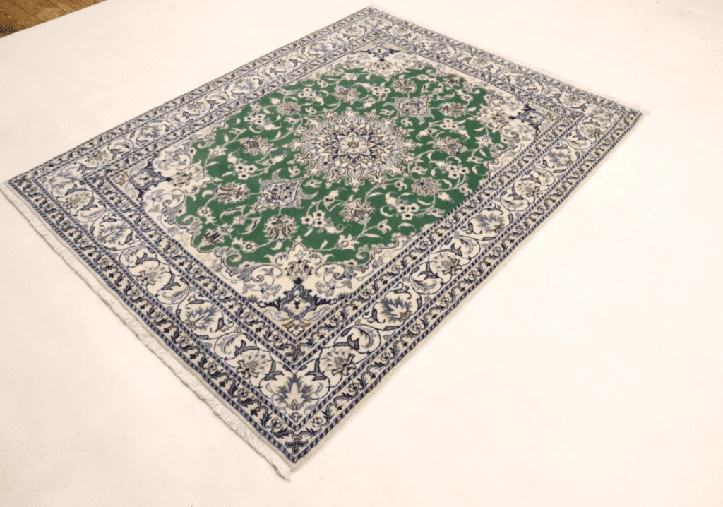 Perserteppich 206 x 150 cm Wolle handgeknüpft