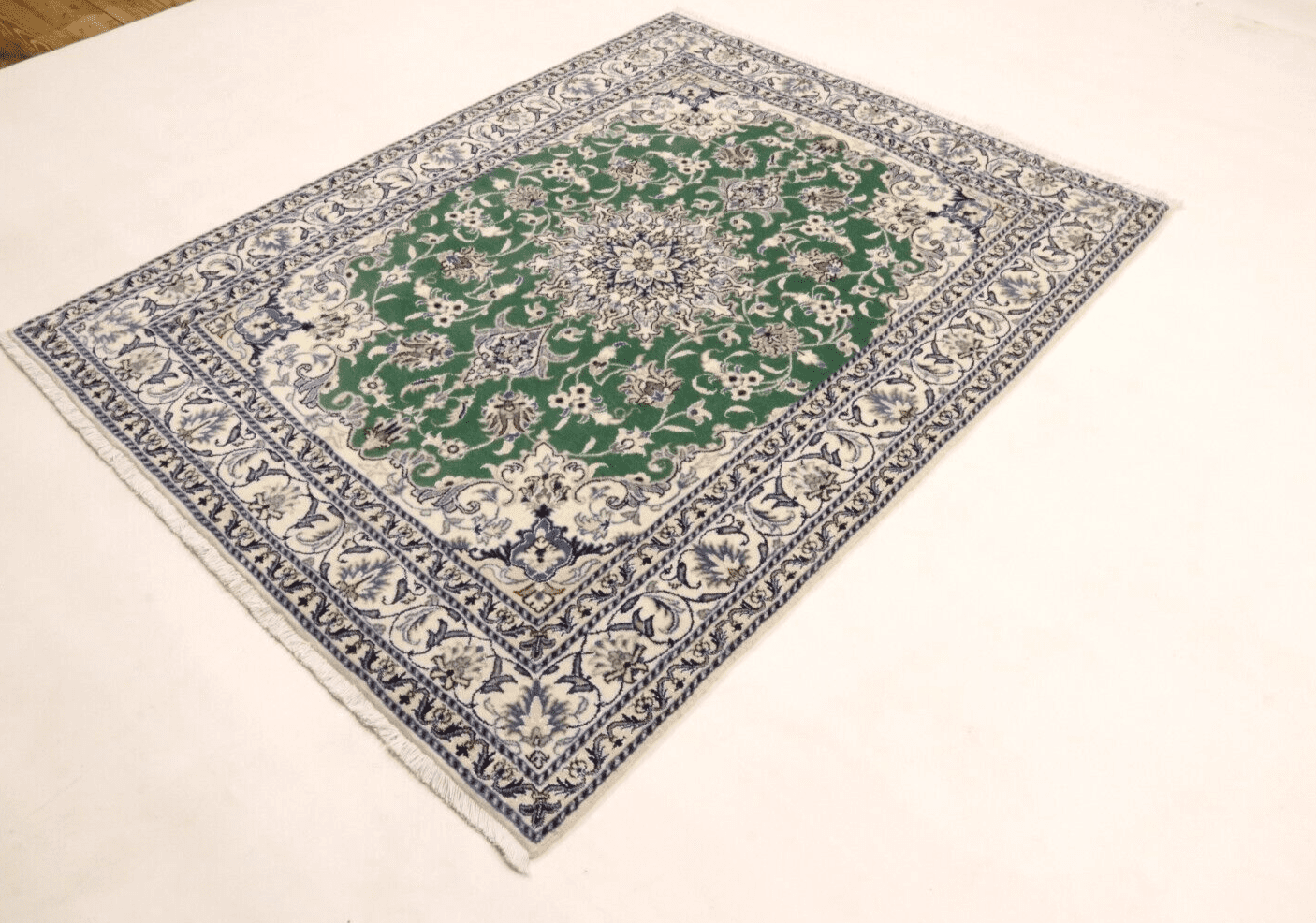 Perserteppich 206 x 150 cm Wolle handgeknüpft