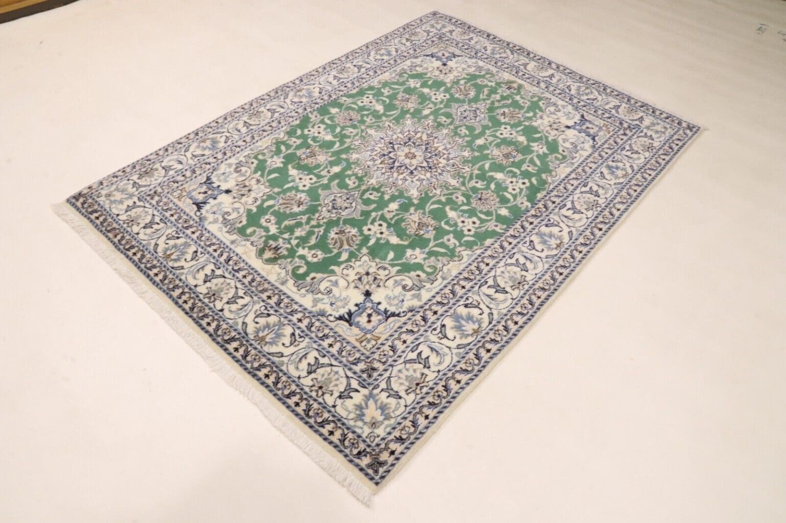 Perserteppich 206 x 150 cm Wolle handgeknüpft