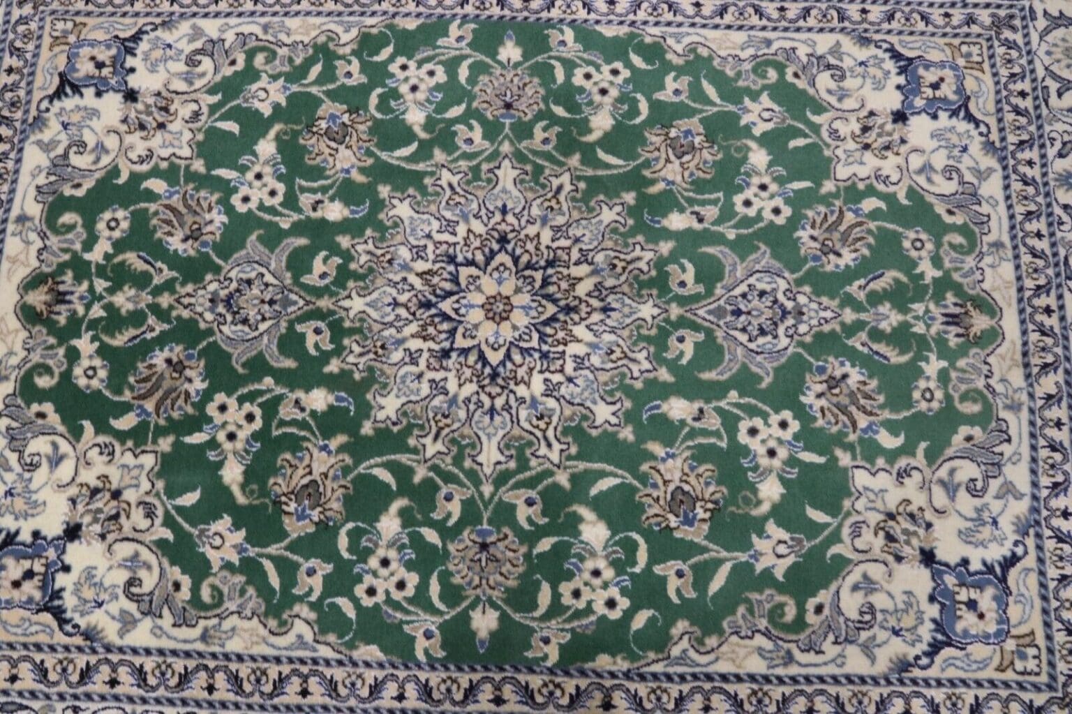 Perserteppich 206 x 150 cm Wolle handgeknüpft