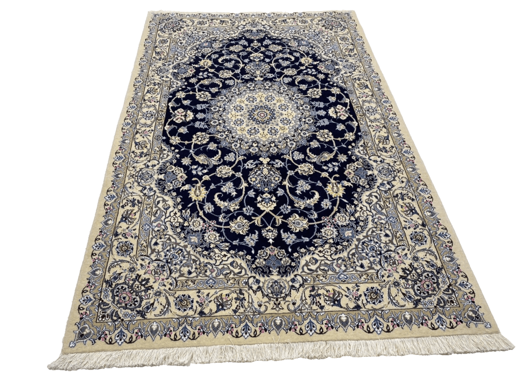 Perserteppich Nain 255 x 158 cm Wolle handgeknüpft