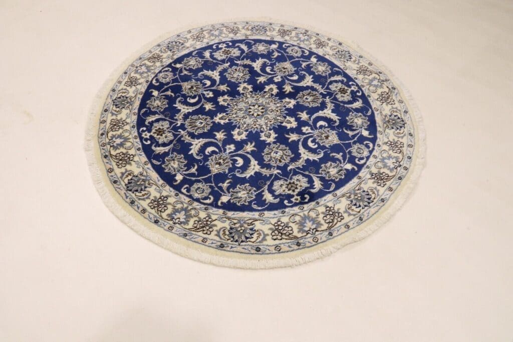 runder-orientteppich-super-nain-150x150-cm-ca-300000-knoten-m-aus-90-1-1 Perserteppich Nain 150 x 150 cm Wolle handgeknüpft