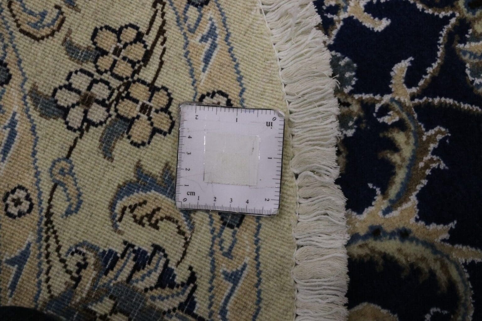 runder-orientteppich-super-nain-150x150-cm-ca-300000-knoten-m-aus-90-1-4 Perserteppich Nain 150 x 150 cm Wolle handgeknüpft