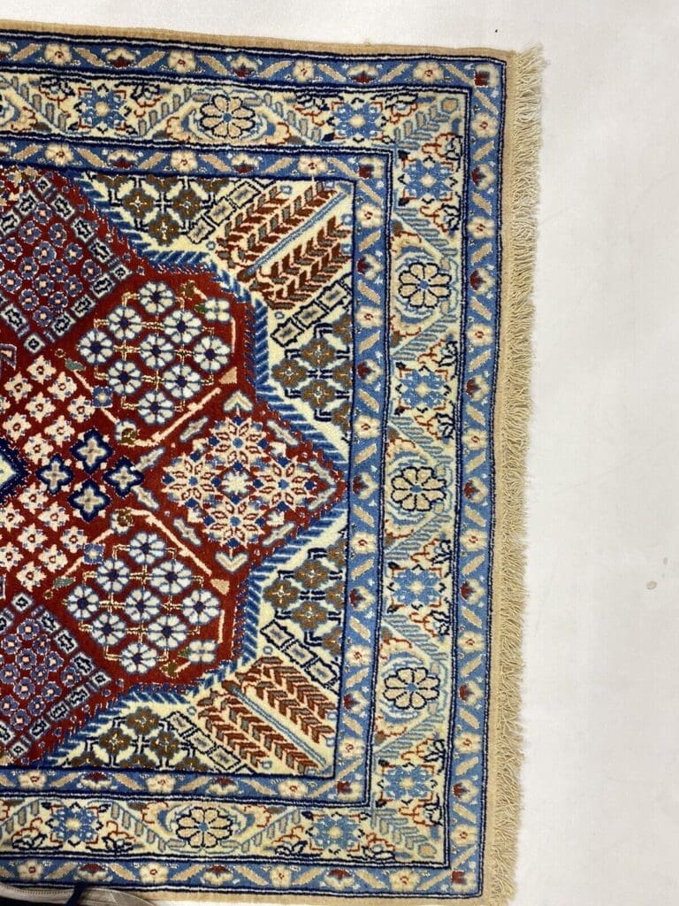 Perserteppich Nain 120 x 80 cm Korkwolle handgeknüpft
