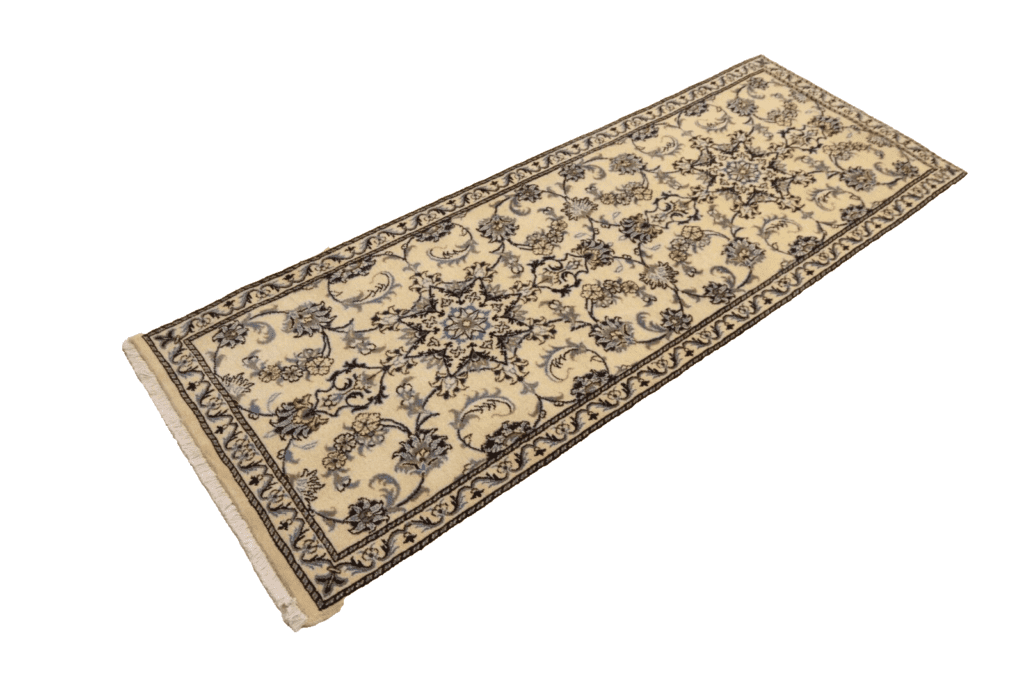 Perserteppich Super Nain 200 x 76 cm Wolle handgeknüpft
