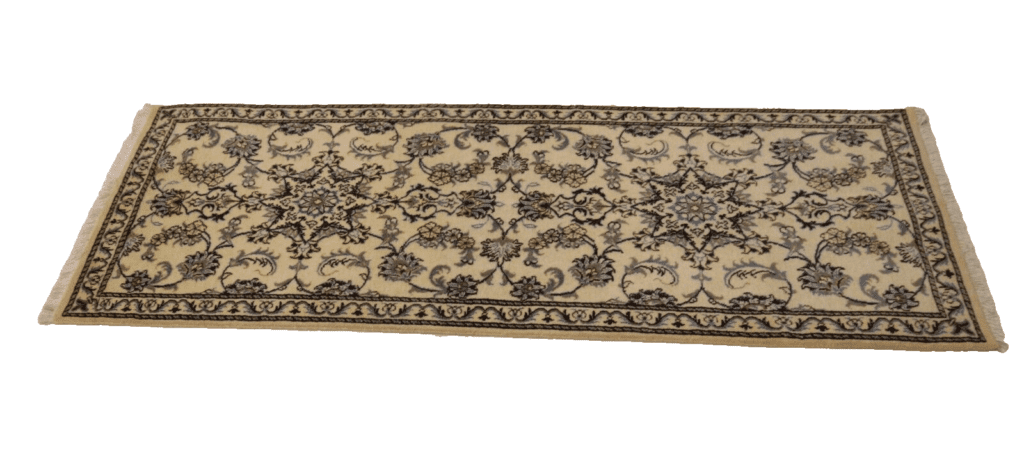 Perserteppich Super Nain 200 x 76 cm Wolle handgeknüpft