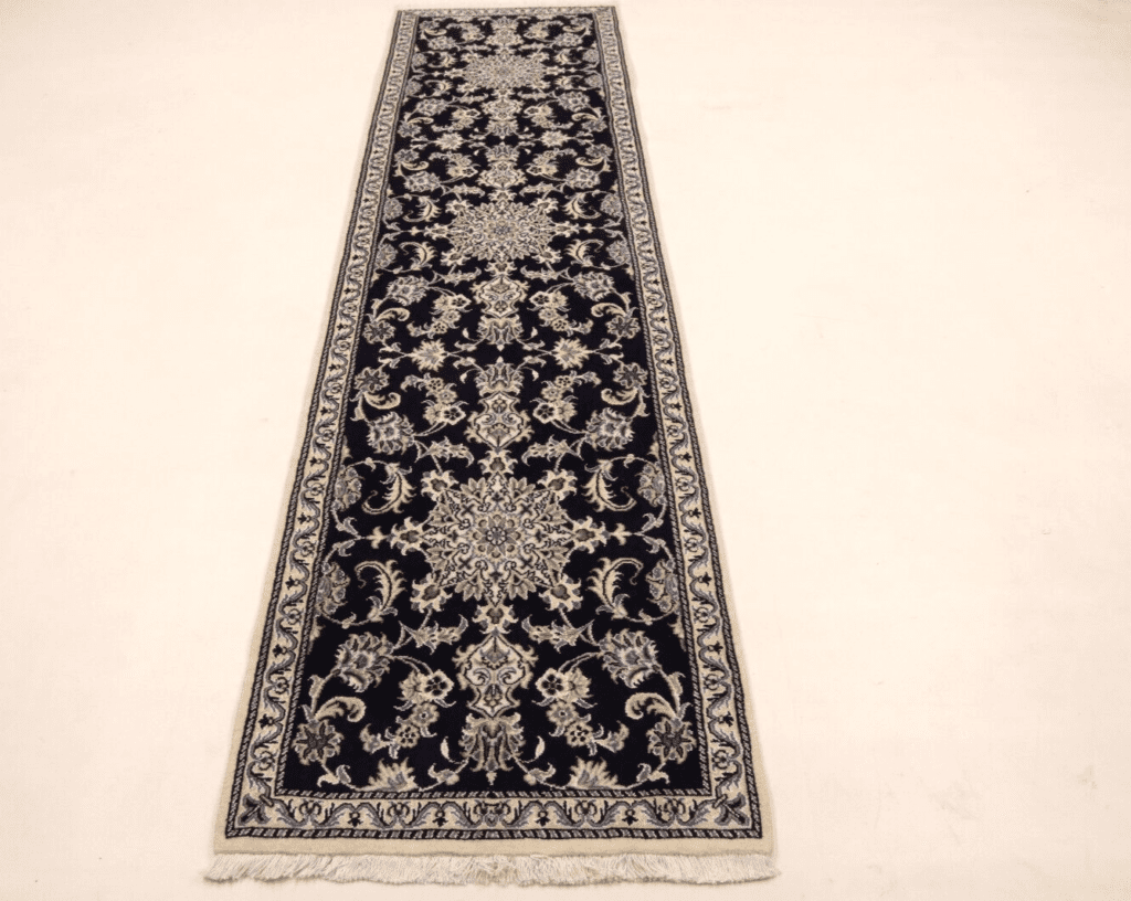 Perserteppich Nain 290 x 77 cm Wolle handgeknüpft