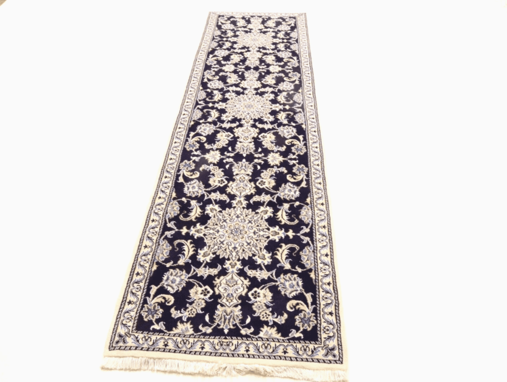 Perserteppich Nain 280 x 77 cm Wolle handgeknüpft