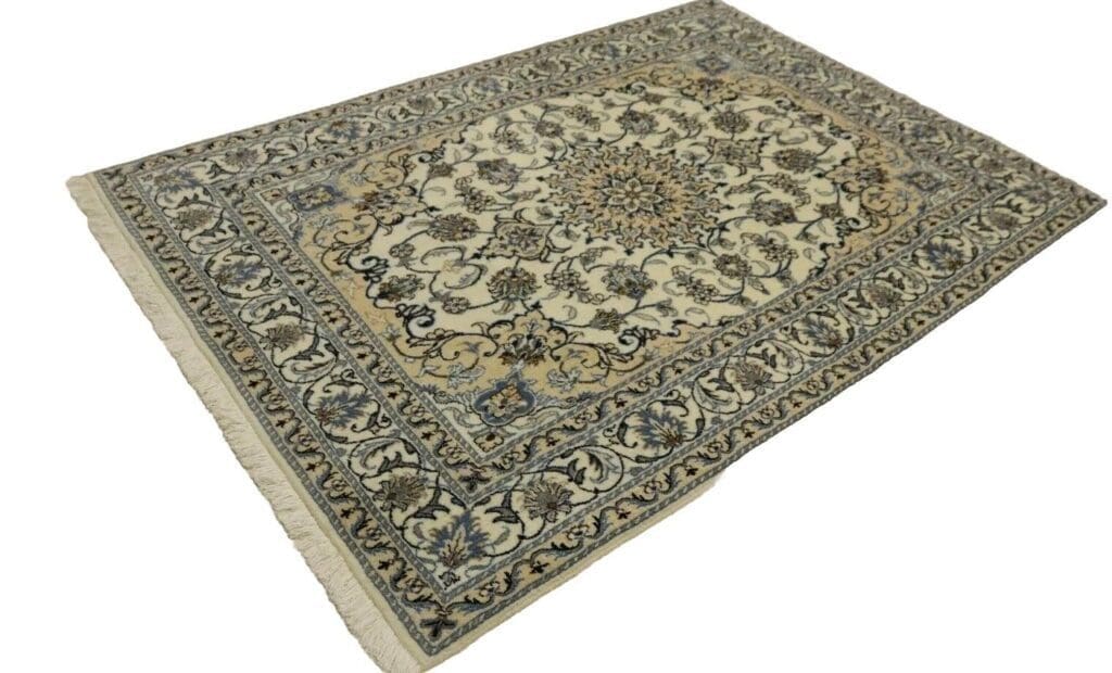 Perserteppich Super Nain 200 x 144 cm Schurwolle handgeknüpft
