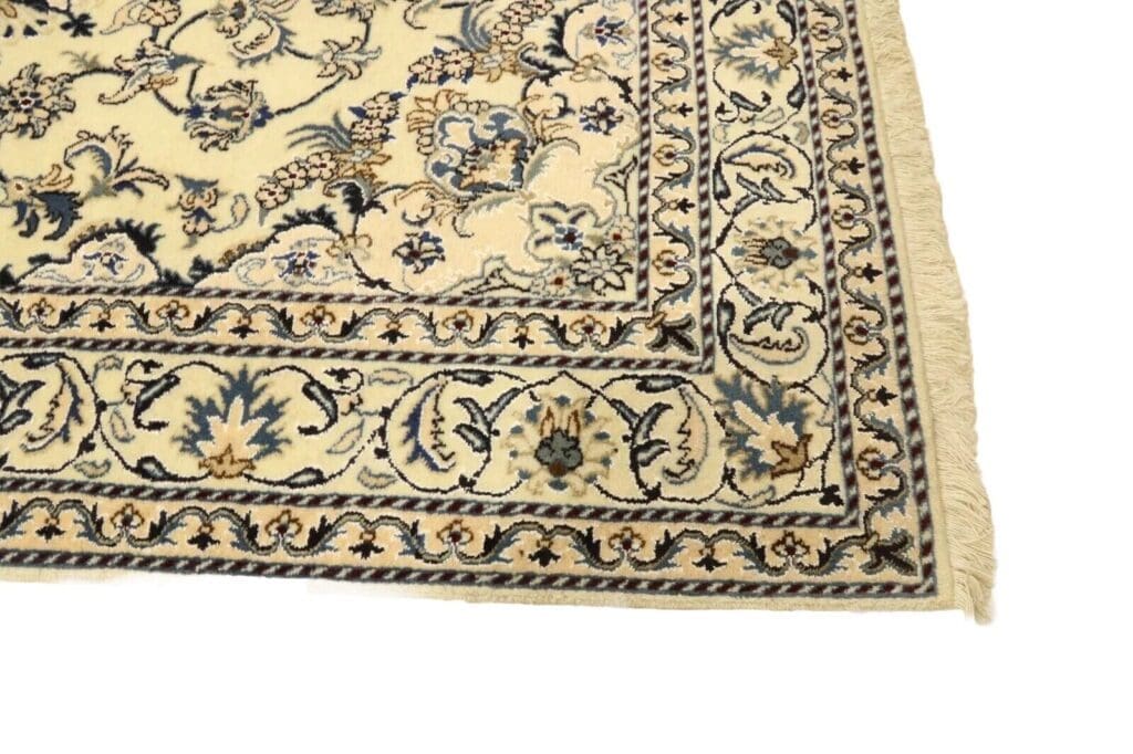 Perserteppich Nain 253 x 166 cm Wolle handgeknüpft