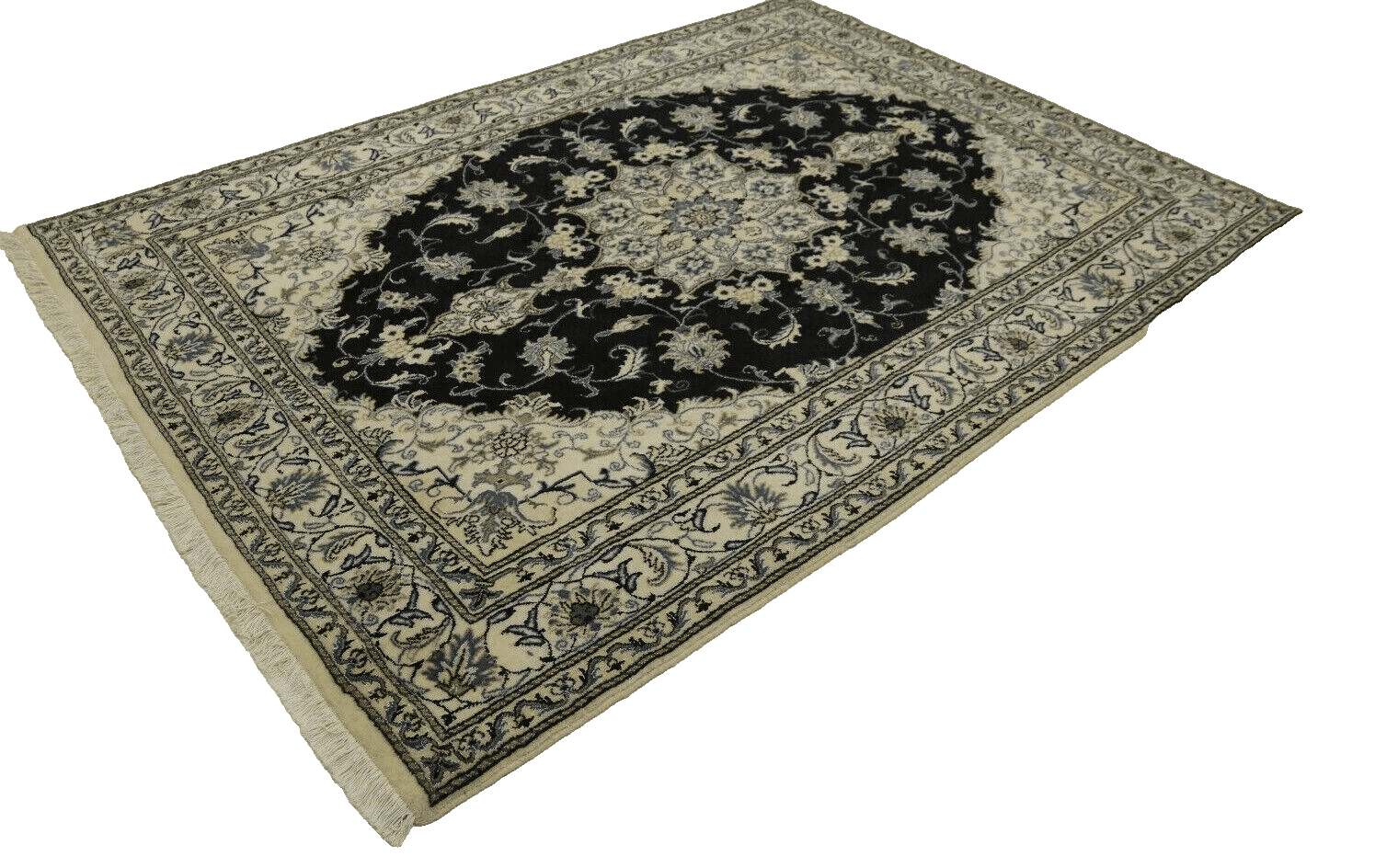 Perserteppich Nain 240 x 166 cm Schurwolle handgeknüpft