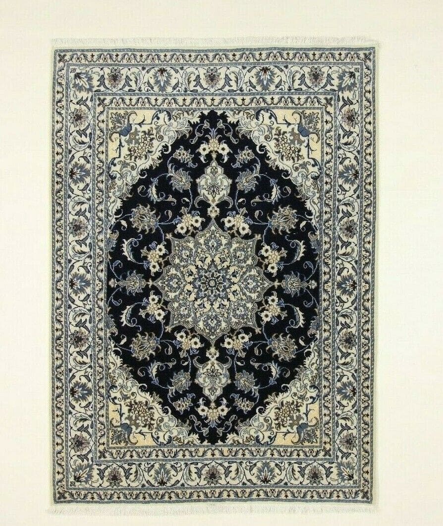 Perserteppich Nain 206 x 147 cm Wolle handgeknüpft
