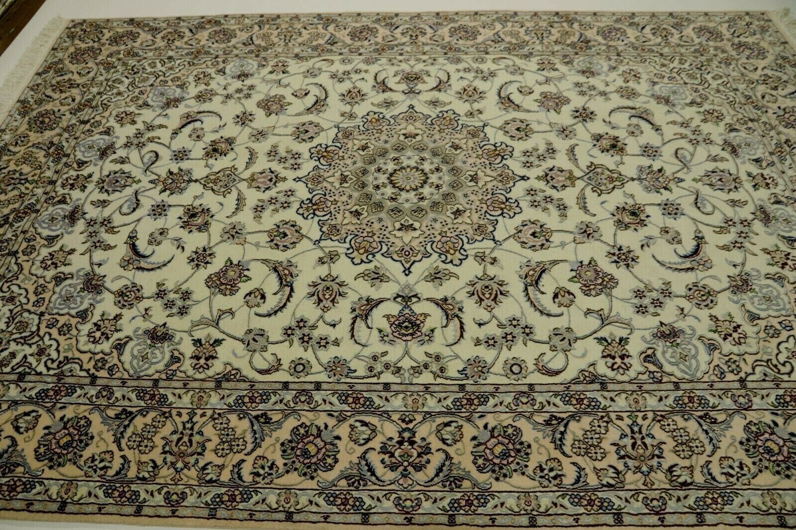 Perserteppich Nain 302 x 205 cm Schurwolle handgeknüpft