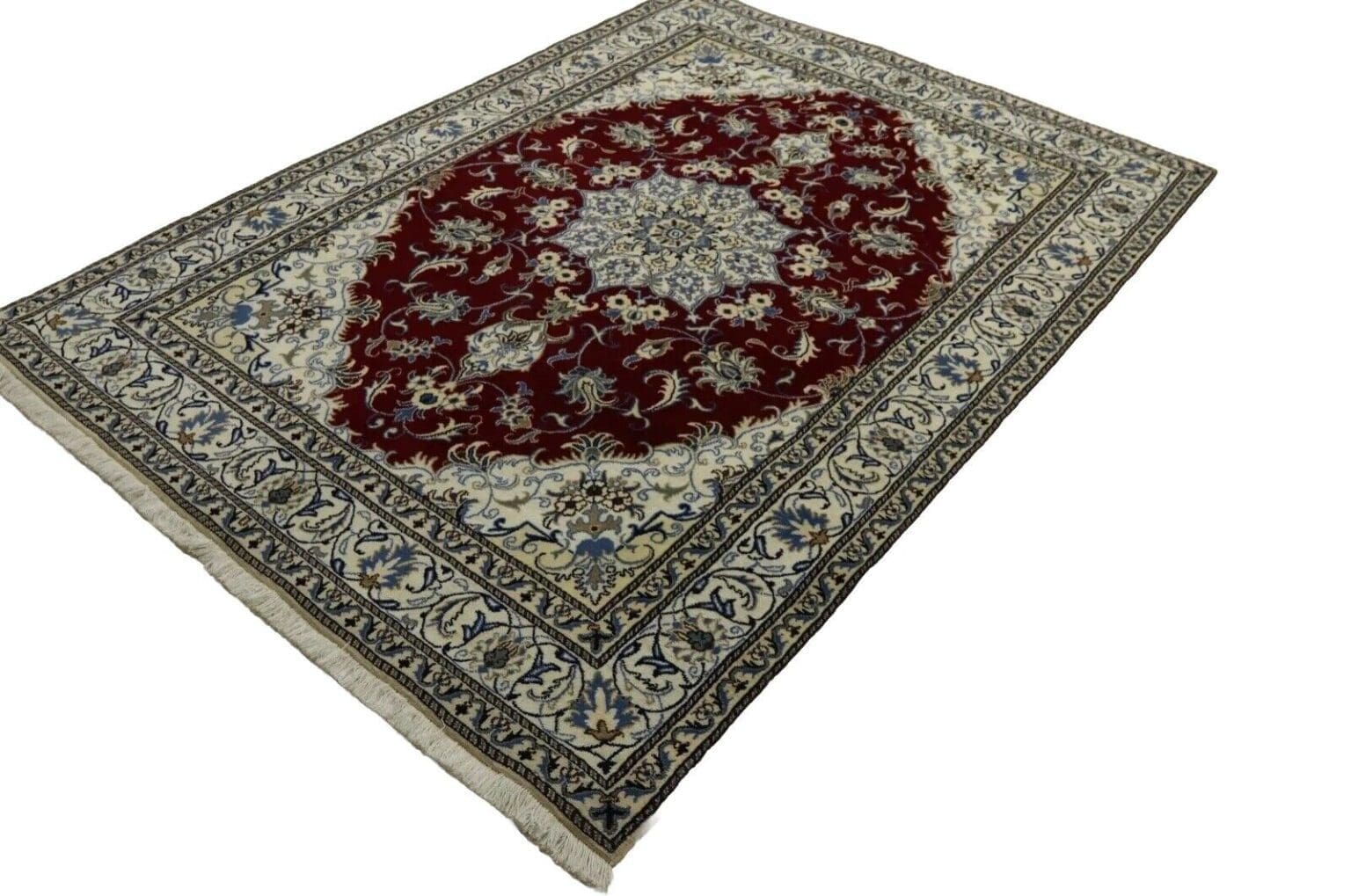 Perserteppich Nain 234 x 172 cm Schurwolle handgeknüpft