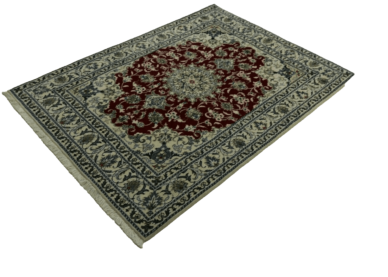 Perserteppich Nain 191 x 147 cm Wolle handgeknüpft
