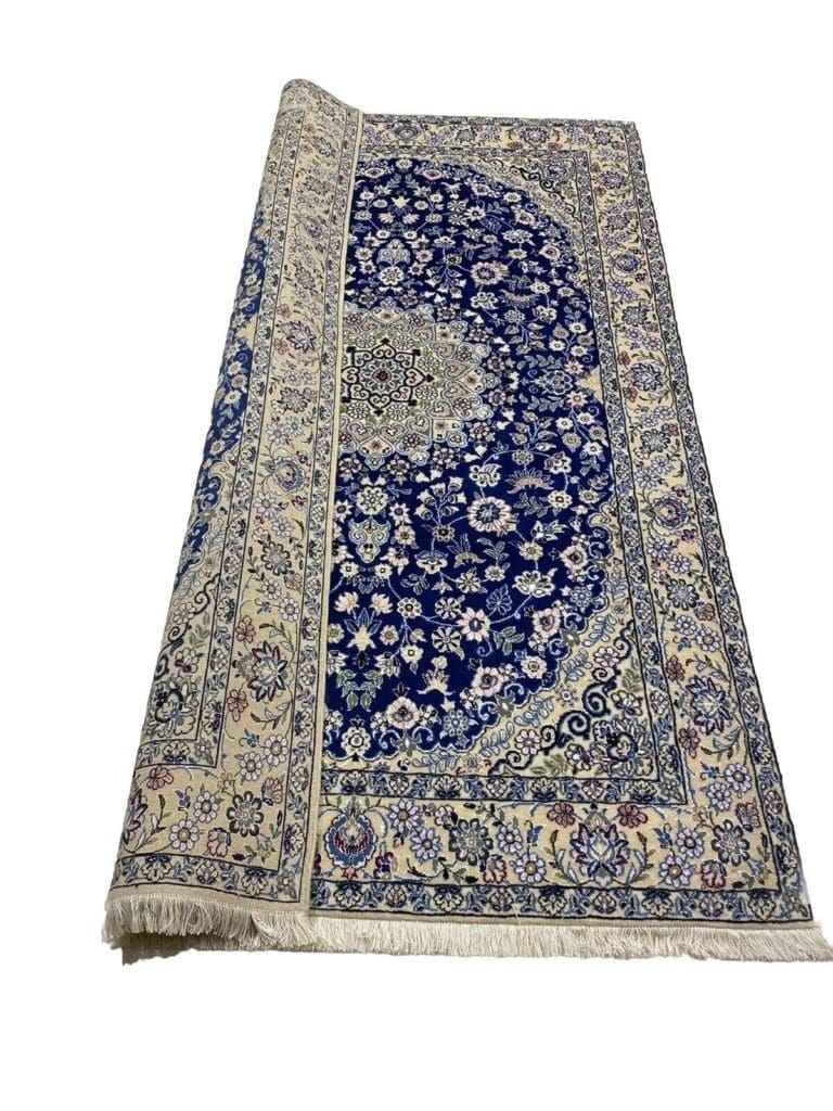 Perserteppich Nain 216 x 134 cm Wolle handgeknüpft