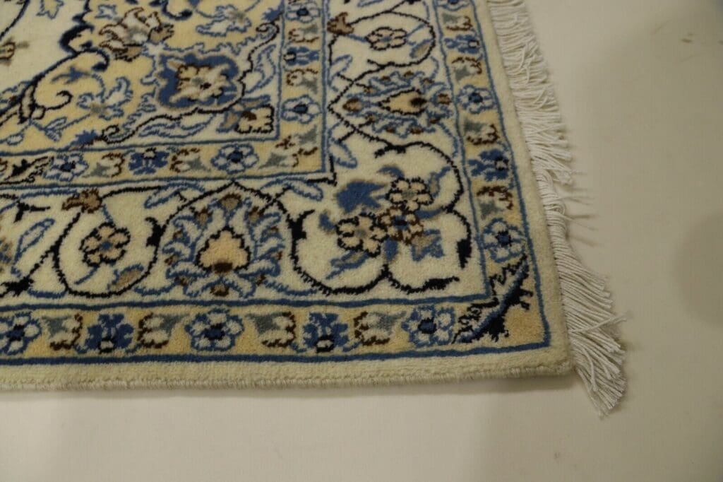 Perserteppich Nain 203 x 125 cm Wolle handgeknüpft