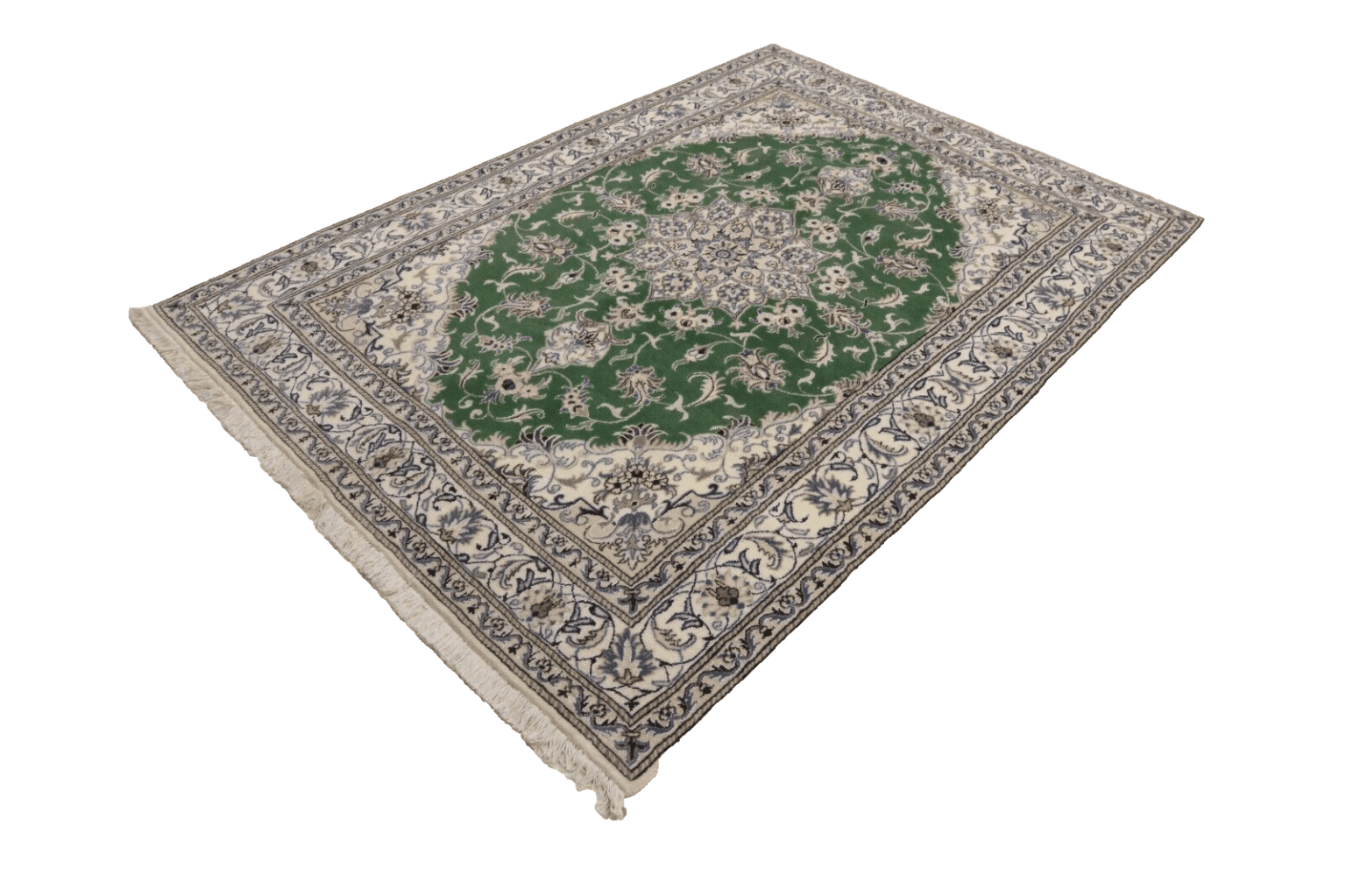 Perserteppich Nain 234 x 165 cm Wolle handgeknüpft