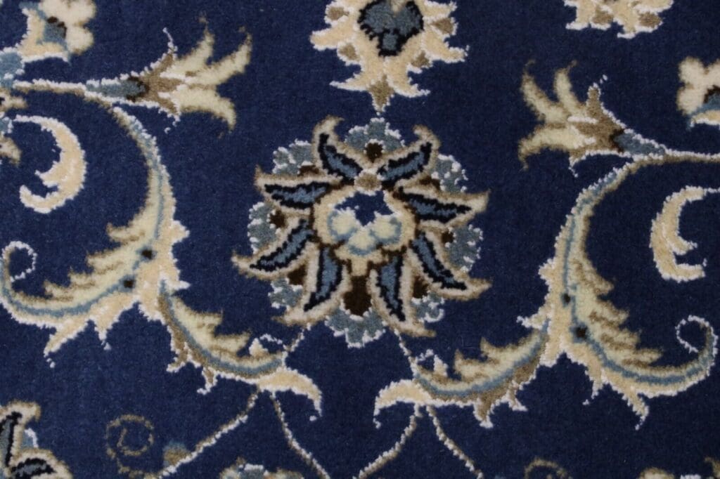 wunderschoner-orientteppich-super-nain-150x150-cm-ca-300000-knoten-m-1-2 Perserteppich Nain 150 x 150 cm Wolle handgeknüpft