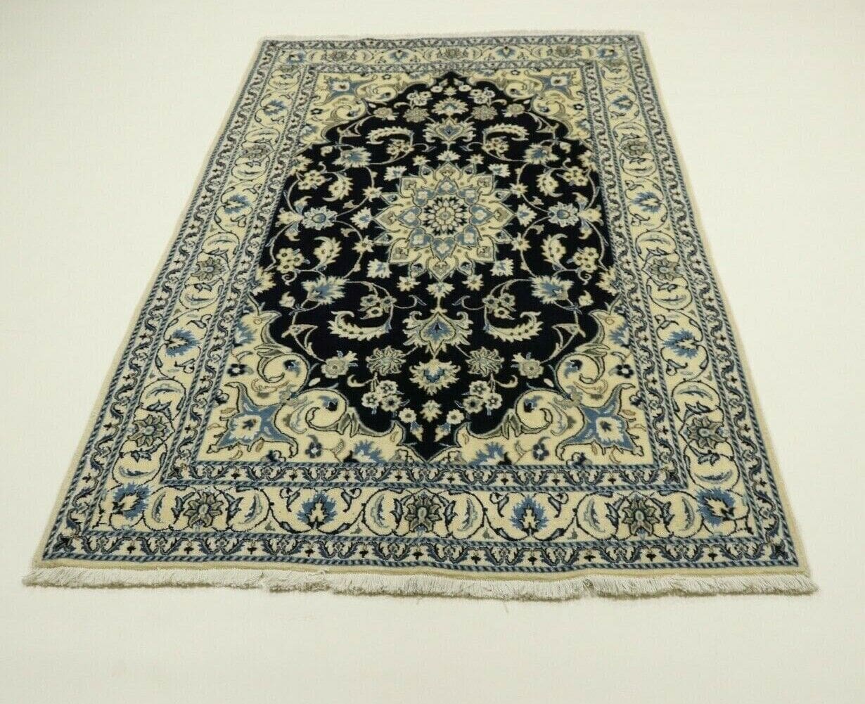 Perserteppich Super Nain 244 x 160 cm Wolle handgeknüpft