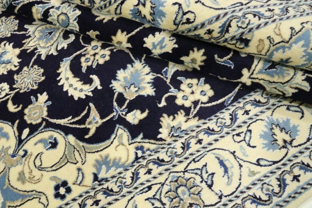 Perserteppich Super Nain 244 x 160 cm Wolle handgeknüpft