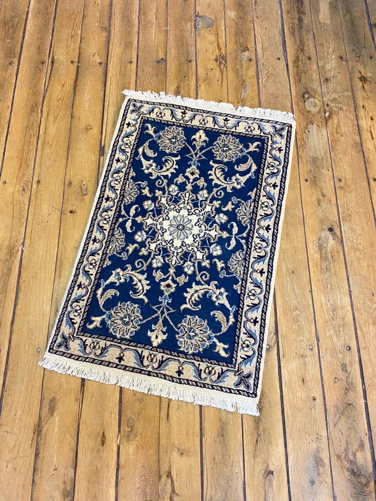 Perserteppich Persien 90 x 60 cm Wolle handgeknüpft