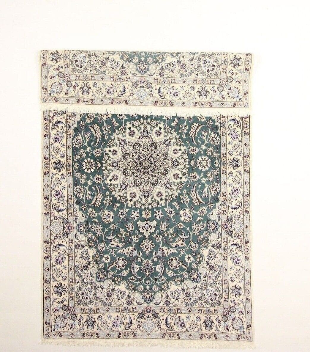 Perserteppich Nain 257 x 156 cm Wolle handgeknüpft