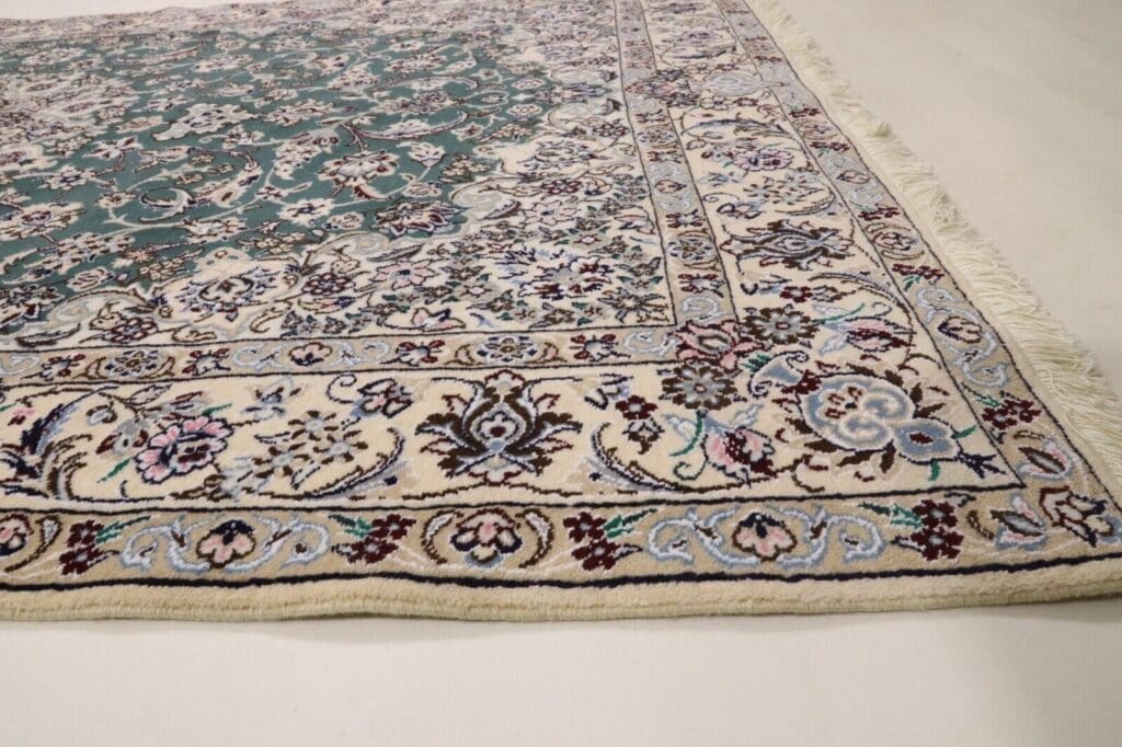 Perserteppich Nain 257 x 156 cm Wolle handgeknüpft