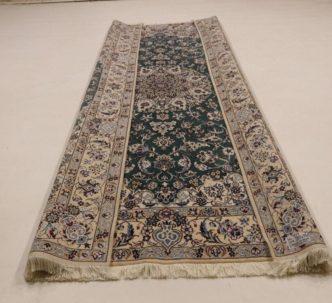 Perserteppich Nain 257 x 156 cm Wolle handgeknüpft