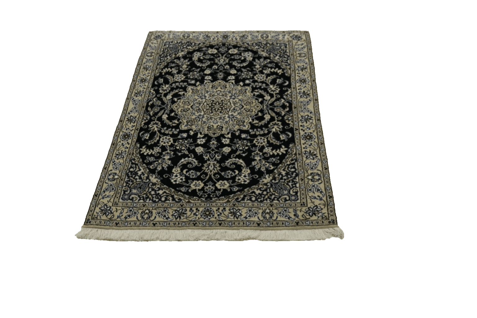 Perserteppich Nain 144 x 98 cm Wolle handgeknüpft