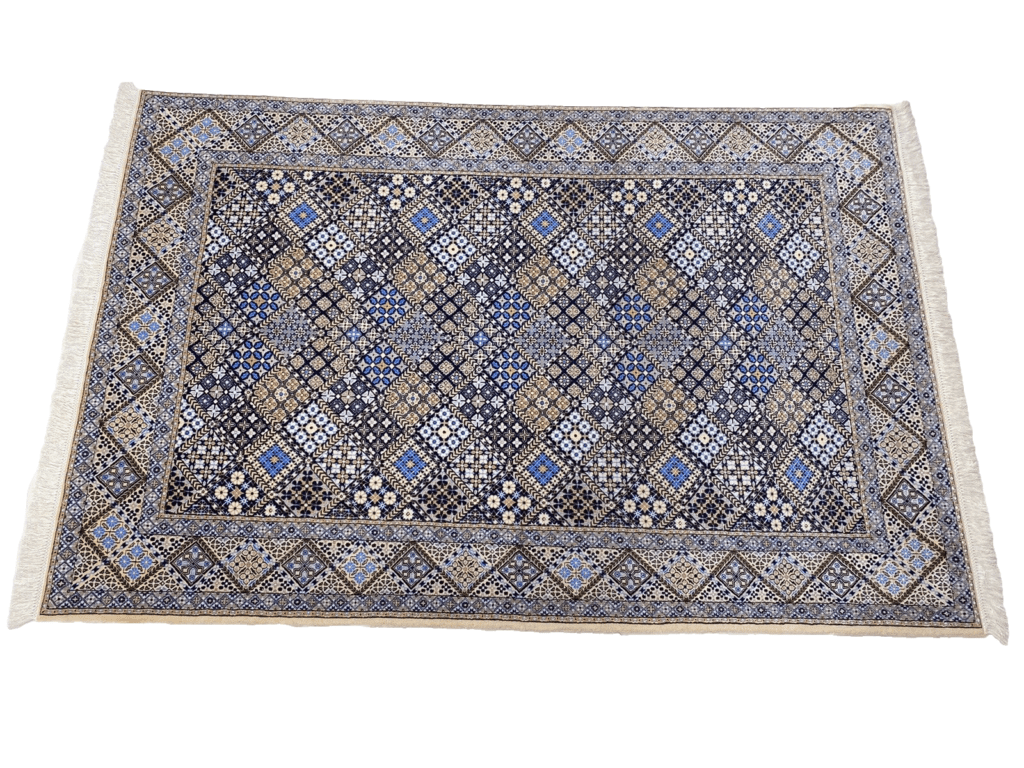 Perserteppich Nain 235 x 157 cm Korkwolle handgeknüpft